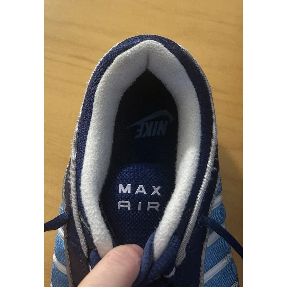 Nike Air Max Tailwind IV AQ2567-401 Men's Blue Navy‎ Silver Running Shoes 8.5